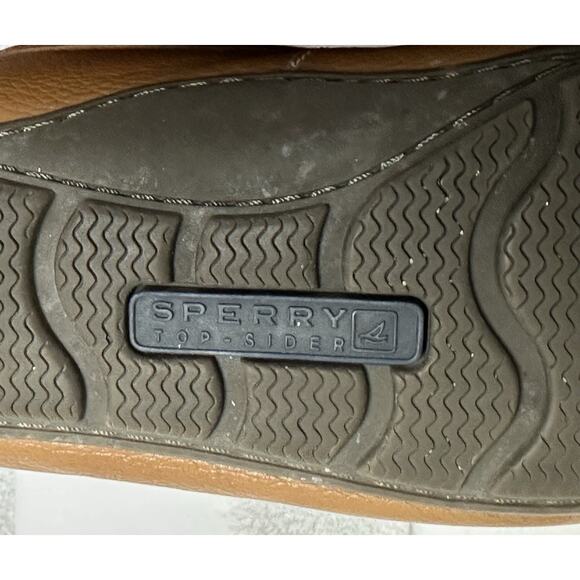 Sperry Wave Driver Venetian Loafer Tan Leather Mens 10.5 Preppy Comfort - Picture 7 of 8